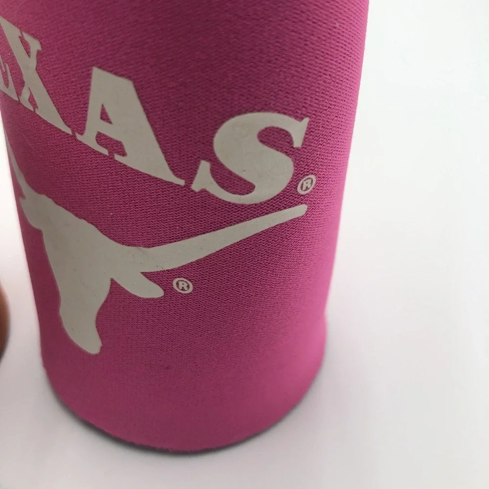 Texas‎ Long Horns Beer Coozi's Brown Pink His And Hers Set Of Two Preowned Used